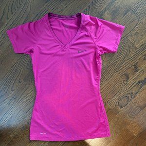 Nike Dri-Fit Exercise T-Shirt ( Magenta)